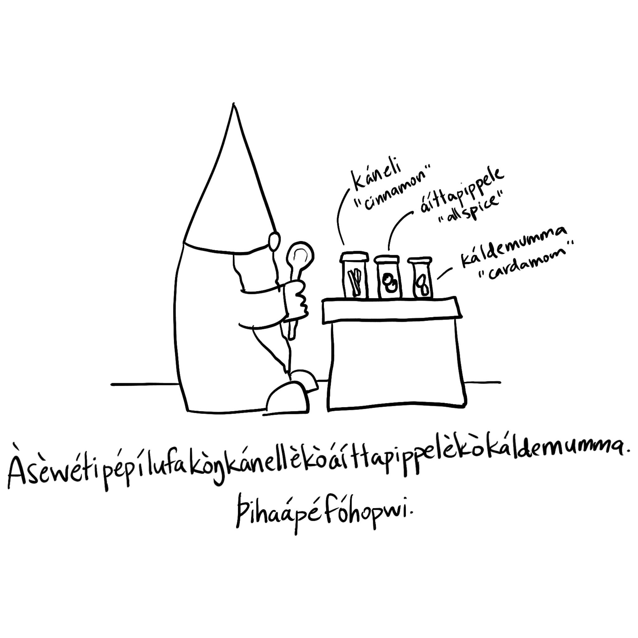 Lexember 20 for Nómàk’óla